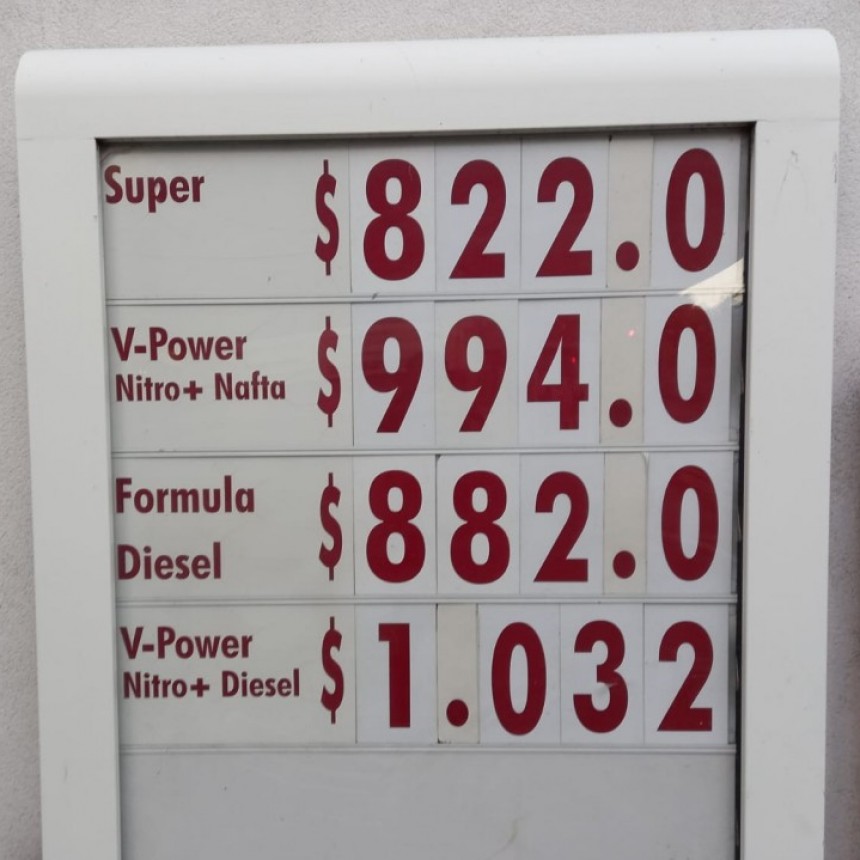 Aumentan un 27% los combustibles
