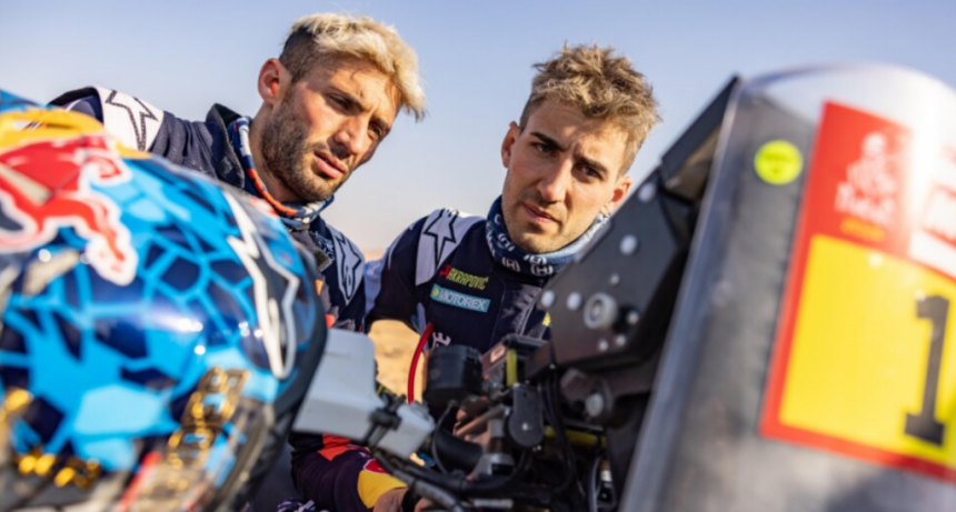 Dakar: &laquo;1-2&raquo; de Benavides en Motos