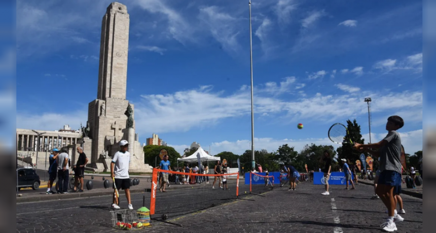 La Copa Davis ya impone presencia en Rosario con diversas actividades