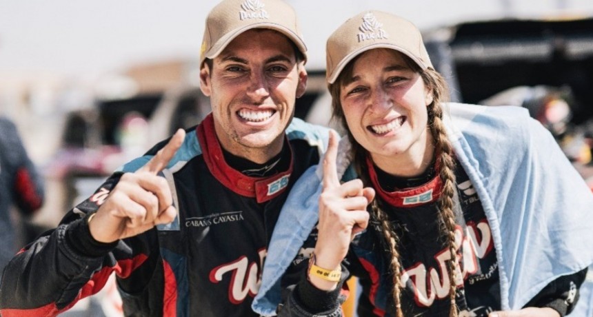 Nico Cavigliasso y Valen Pertegarini tras la consagraci&oacute;n: "Ganar un Dakar juntos es algo so&ntilde;ado"