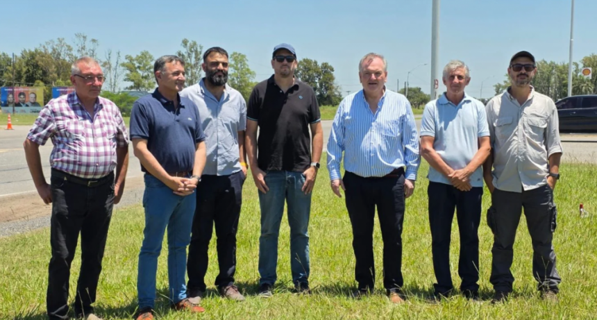 El Senador Michlig anunci&oacute; que comienza la construcci&oacute;n de la ROTONDA en el cruce de la RN 34 y RP 39 -Arruf&oacute;-