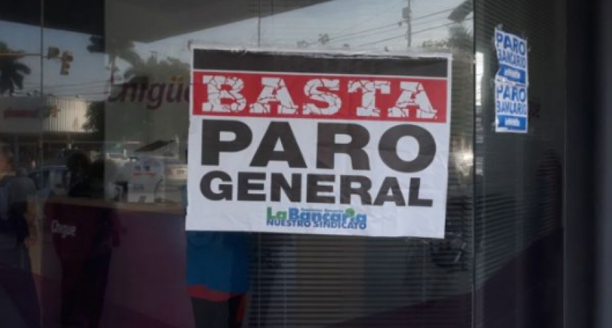 Los bancarios ratifican el paro total de este jueves y advierten que pueden intensificarse las medidas