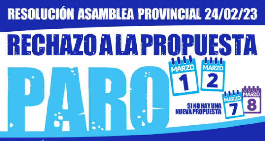 No arrancan las clases: docentes paran 48 horas