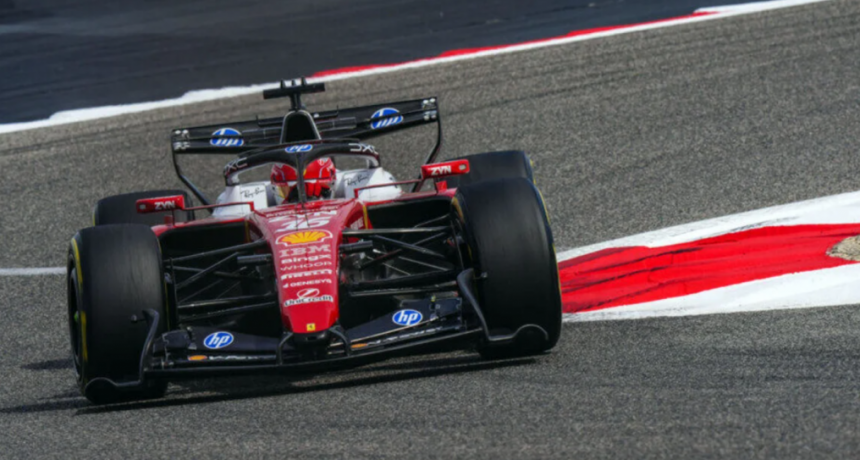 Leclerc, el más rápido en los tests de pretemporada de Baréin