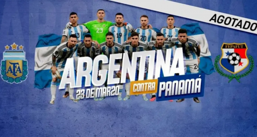 Argentina-Panam&aacute;: se agotaron las 83 mil entradas en 2 horas