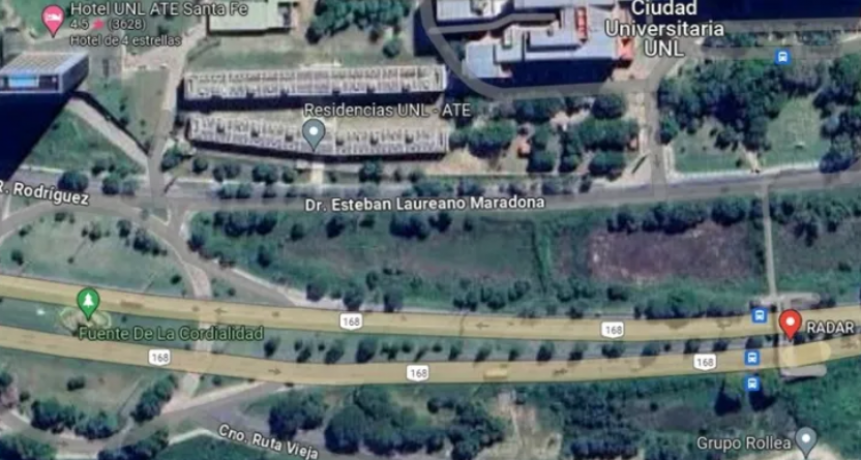 Cortes en el tr&aacute;nsito en la colectora de la ruta 168