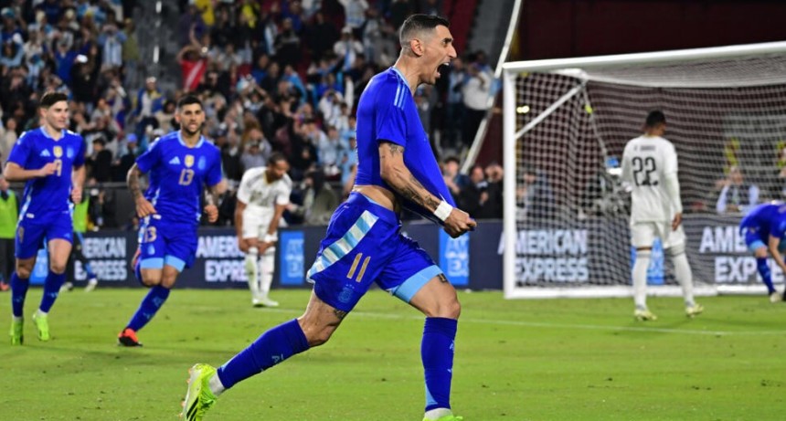 La Scaloneta lo dio vuelta con golazo incluido de Di Mar&iacute;a "a lo Messi"