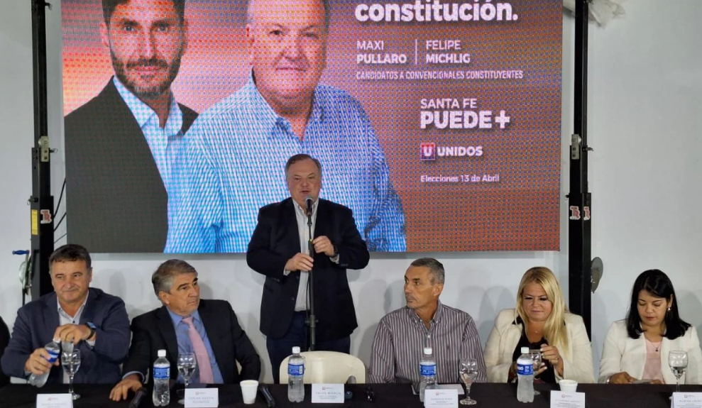 Presentación de todos los candidatos departamentales de «Unidos para Cambiar Santa Fe» en la ciudad San Cristóbal