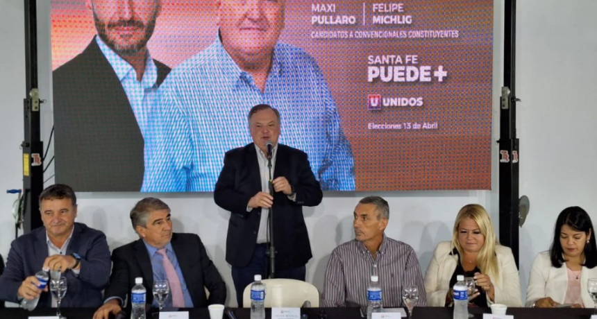 Presentación de todos los candidatos departamentales de «Unidos para Cambiar Santa Fe» en la ciudad San Cristóbal