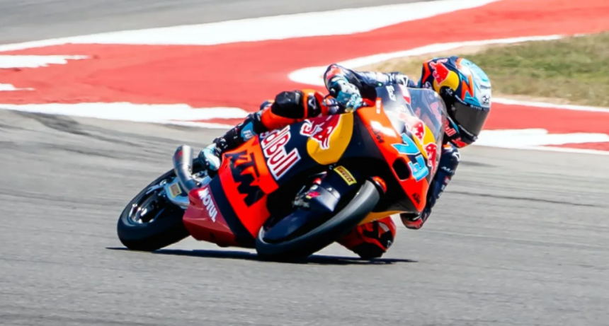 Moto3: Valent&iacute;n Perrone perdi&oacute; la victoria en la &uacute;ltima vuelta y termin&oacute; cuarto en Austin