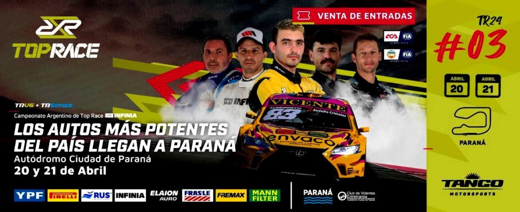 TOP RACE Se presenta en Paraná