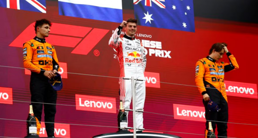 La iron&iacute;a de Verstappen cara a cara con Norris por el incidente en el GP de Jap&oacute;n: &ldquo;Una cortadora de c&eacute;sped bastante cara&rdquo;