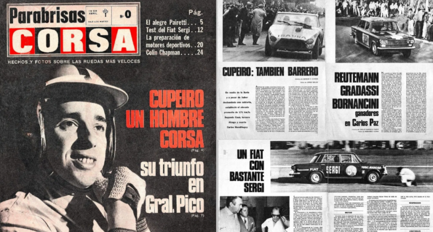 A 60 a&ntilde;os del n&uacute;mero cero de Revista Corsa, &iacute;cono del automovilismo argentino