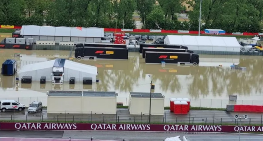 F&oacute;rmula 1: suspenden el Gran Premio de Emilia-Roma&ntilde;a por las inundaciones en Italia