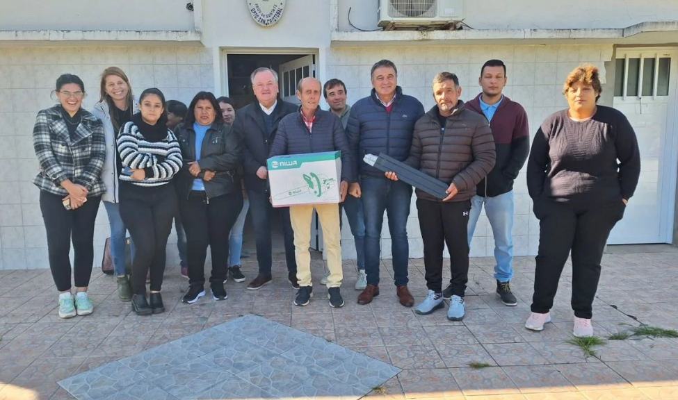 El Senador Michlig y el Diputado González visitaron Ñanducita, La Lucila y Villa Saralegui