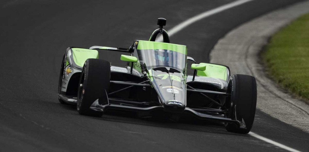 IndyCar: Agustín Canapino cumplió con el entrenamiento de este jueves en Indianápolis