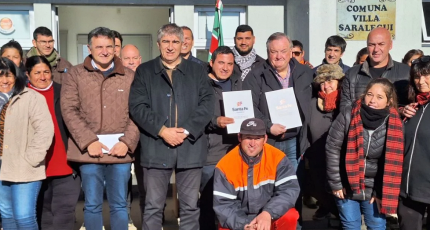 El Ministro Bast&iacute;a y el Senador Michlig entregaron recursos de Obras Menores a localidades del Dpto. San Crist&oacute;bal