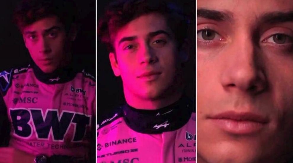 Se conocieron las imágenes de Colapinto para la presentación oficial de la Fórmula 1 del GP en Imola 