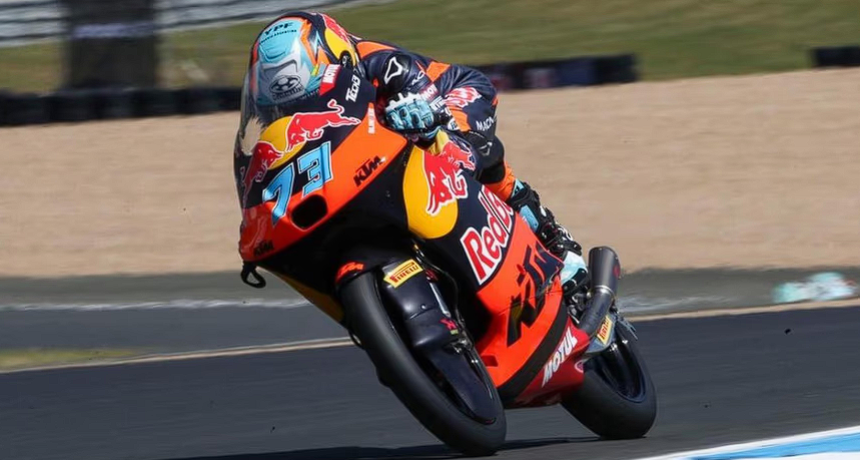 Perrone termin&oacute; 12&deg; en el GP de Catalu&ntilde;a de Moto3