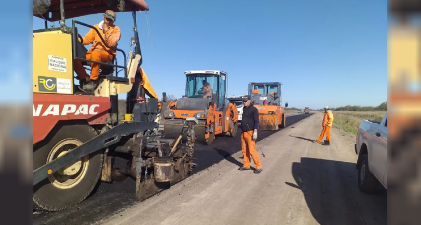 El gobierno provincial construye el nuevo enlace entre la ruta nacional 11 y la provincial 36