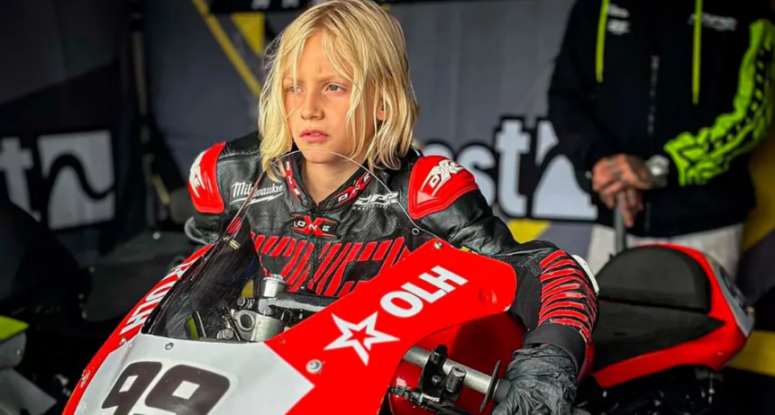 Qui&eacute;n es Lorenzo Somaschini, el piloto de motos santafesino de 9 a&ntilde;os que se accident&oacute; en Brasil