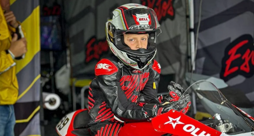 Muri&oacute; Lorenzo, el peque&ntilde;o piloto santafesino que tuvo un accidente de moto en Brasil