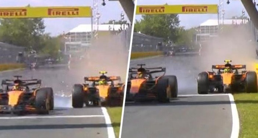 El ins&oacute;lito choque entre los pilotos de McLaren en el GP de Canad&aacute; de F1: &ldquo;Fue est&uacute;pido&rdquo; 