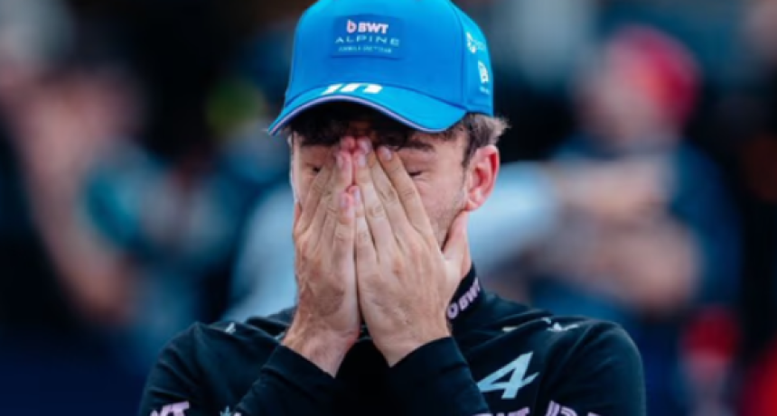 Ins&oacute;lito: Pierre Gasly festej&oacute; un podio y no le avisaron que lo hab&iacute;a perdido por una sanci&oacute;n