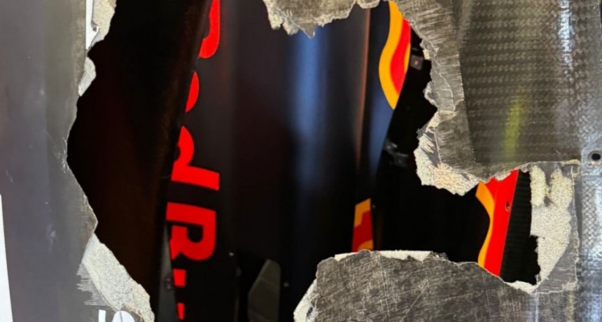 F1: &iexcl;Tremendo! As&iacute; qued&oacute; el Red Bull de Checo P&eacute;rez tras el choque con Piastri