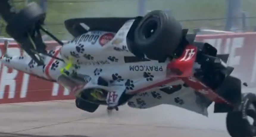 IndyCar: el duro relato de Ray Robb tras el accidente en Iowa: "Me desmay&eacute; durante no s&eacute; cu&aacute;nto tiempo"