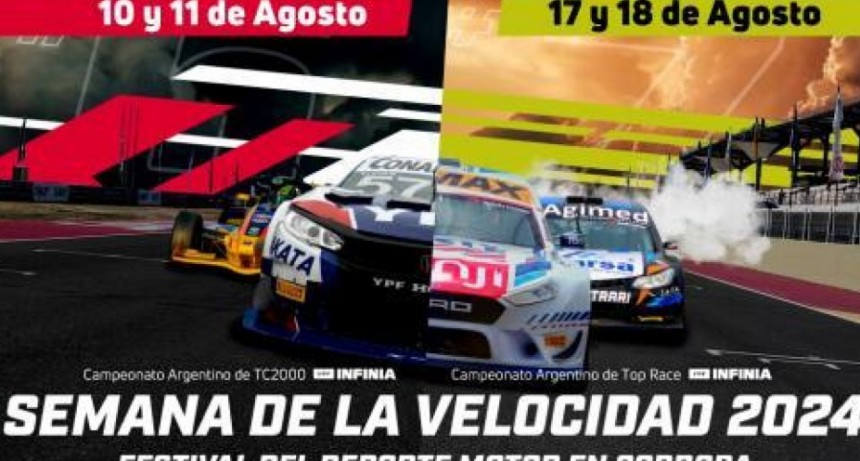 Rio Cuarto: se venden las entradas para la semana de la velocidad