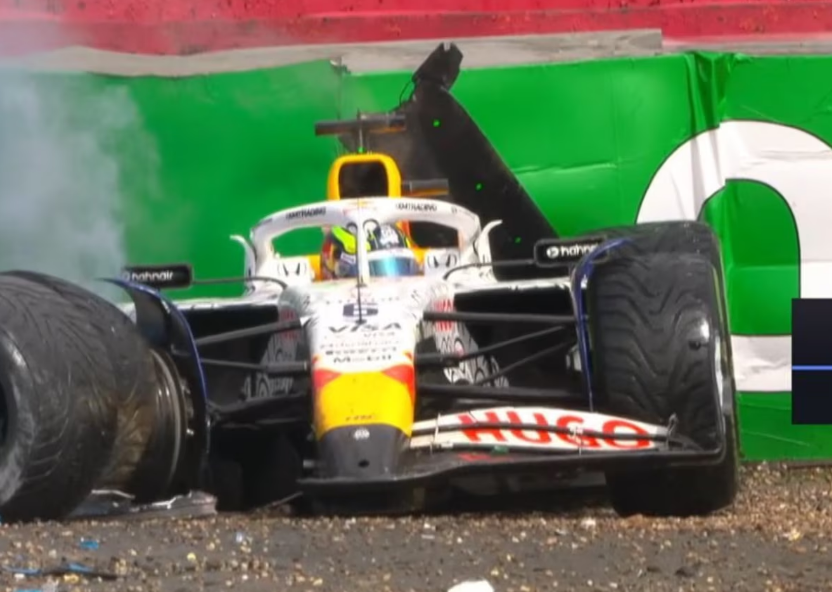El impresionante accidente de Isack Hadjar en el GP de Gran Bretaña de Fórmula 1