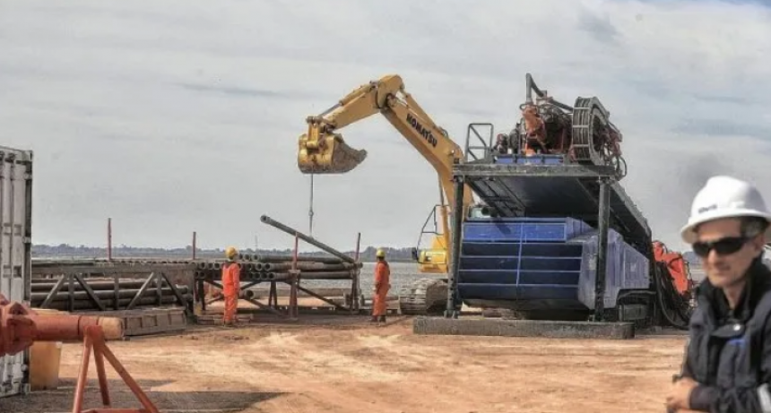 Gasoducto Gran Santa Fe: ya se complet&oacute; m&aacute;s de la mitad del cruce de la Set&uacute;bal