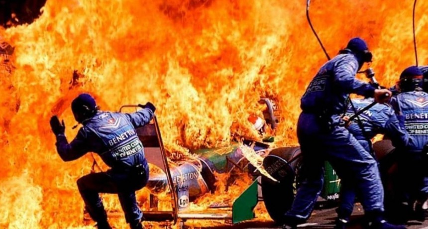 F1: se cumplen 30 a&ntilde;os del feroz incendio de Jos Verstappen en Hockenheim