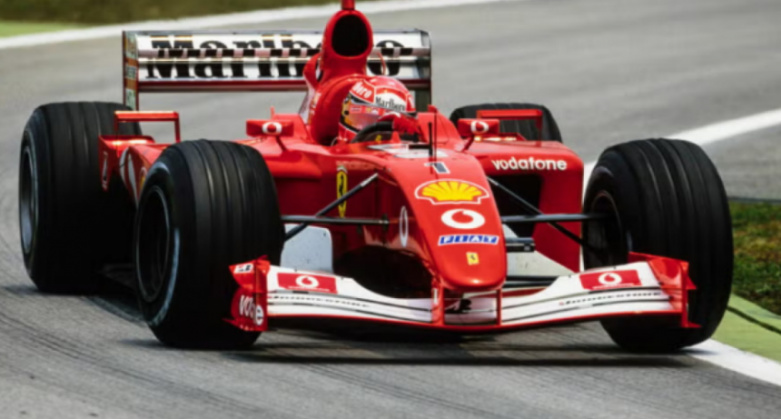 Subastar&aacute;n un Ferrari F1 de Schumacher por 10 millones de d&oacute;lares