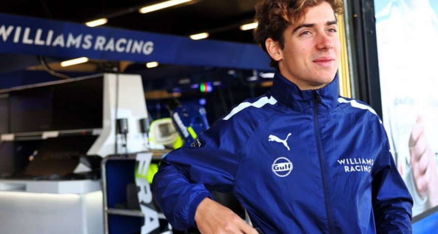 La reacci&oacute;n de Colapinto cuando se enter&oacute; que iba a subirse a un F1 en Silverstone