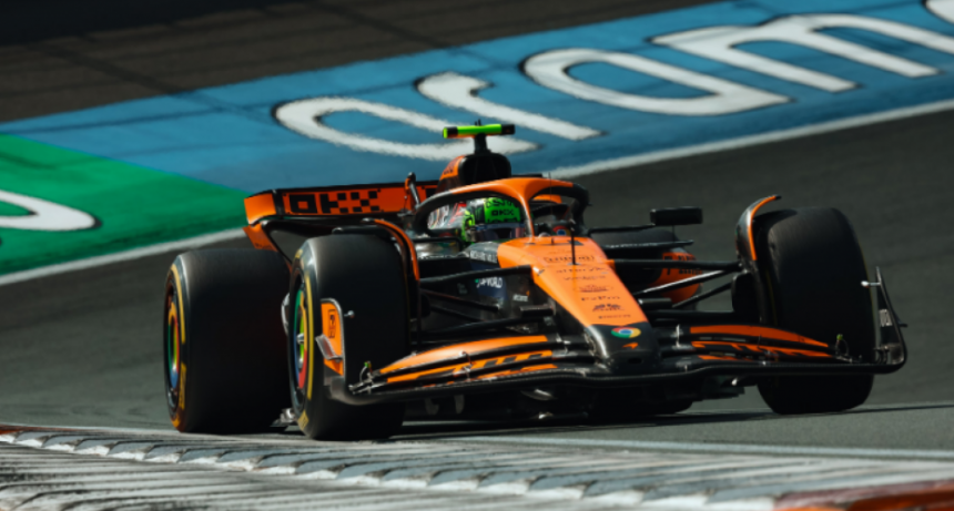 F&oacute;rmula 1: Norris cort&oacute; con la hegemon&iacute;a de Verstappen en Pa&iacute;ses Bajos y sue&ntilde;a con pelear por el campeonato