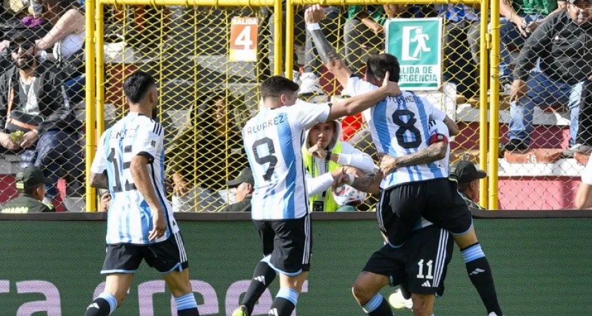 Goleada hist&oacute;rica de la Selecci&oacute;n Argentina en la altura de La Paz