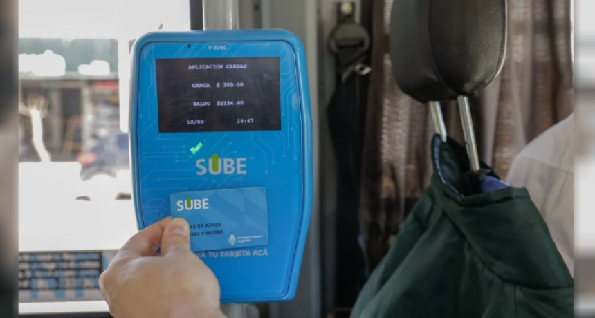 Desde hoy la carga de tarjeta Sube puede validarse arriba del colectivo