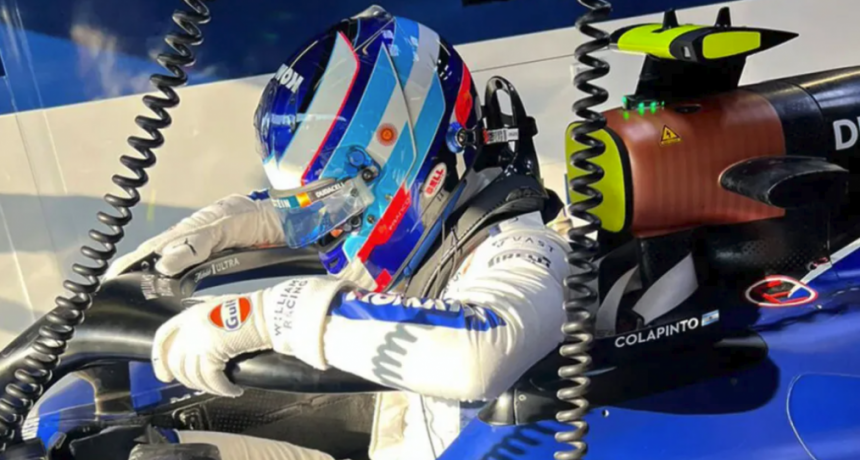 Colapinto se destaca en la F1 con un divertido post en Instagram