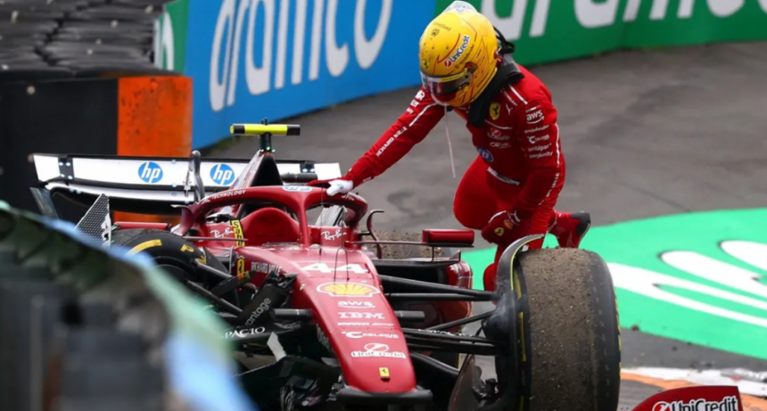 El catastr&oacute;fico GP de Pa&iacute;ses Bajos de Ferrari: as&iacute; fueron los abandonos de Hamilton y Leclerc