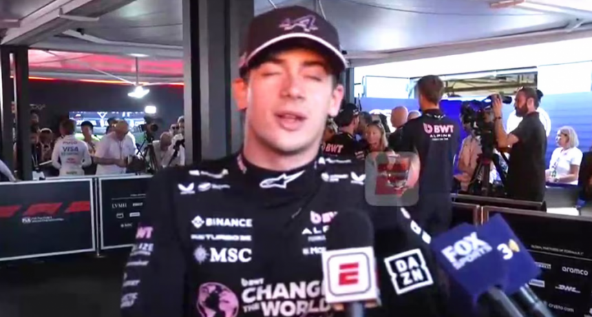 La divertida reacci&oacute;n de Franco Colapinto tras el control sorpresa que le realiz&oacute; la F1: &ldquo;Vinieron a mi casa hace dos d&iacute;as&rdquo;