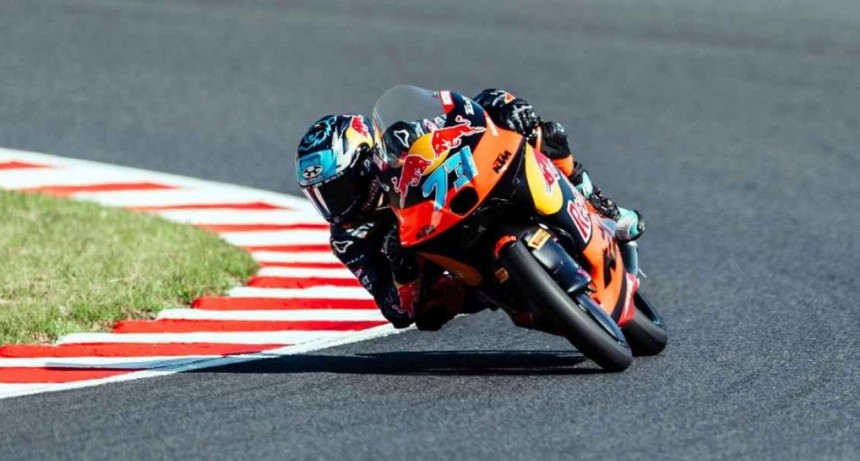 Valentín Perrone volvió a brillar en Moto3 con un cuarto puesto en Japón