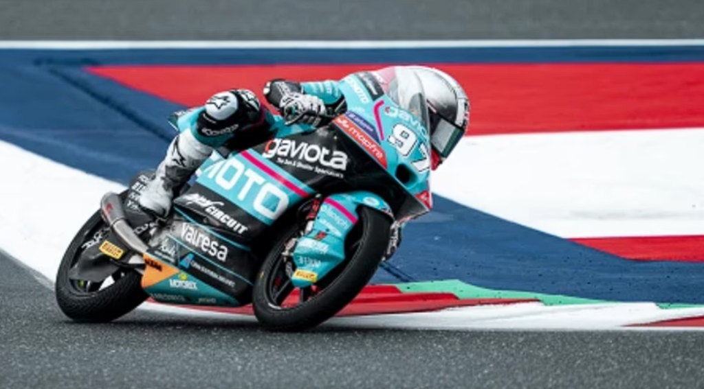 Morelli remont&oacute; 15 puestos y termin&oacute; octavo en el GP de Austria de Moto3
