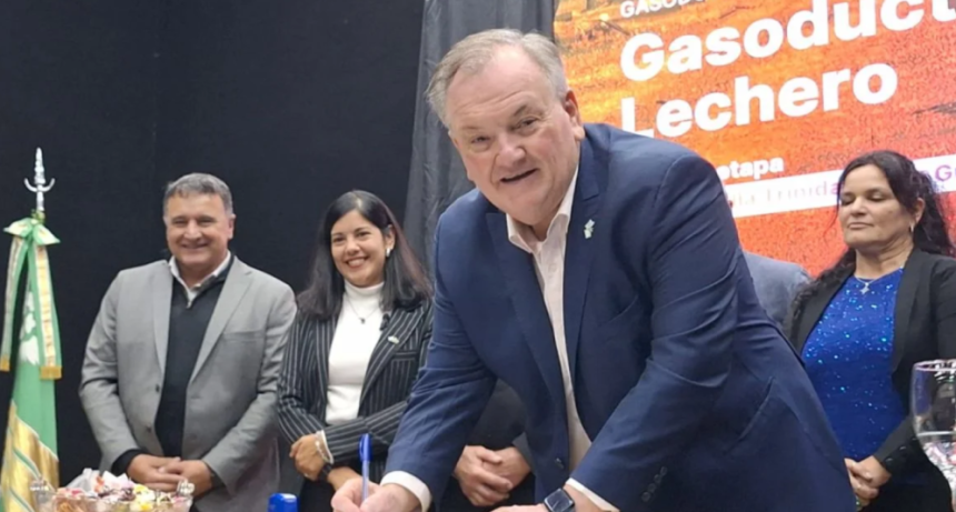 El senador Michlig anunci&oacute; la apertura de sobres para la construcci&oacute;n de la Segunda Etapa del Gasoducto Lechero