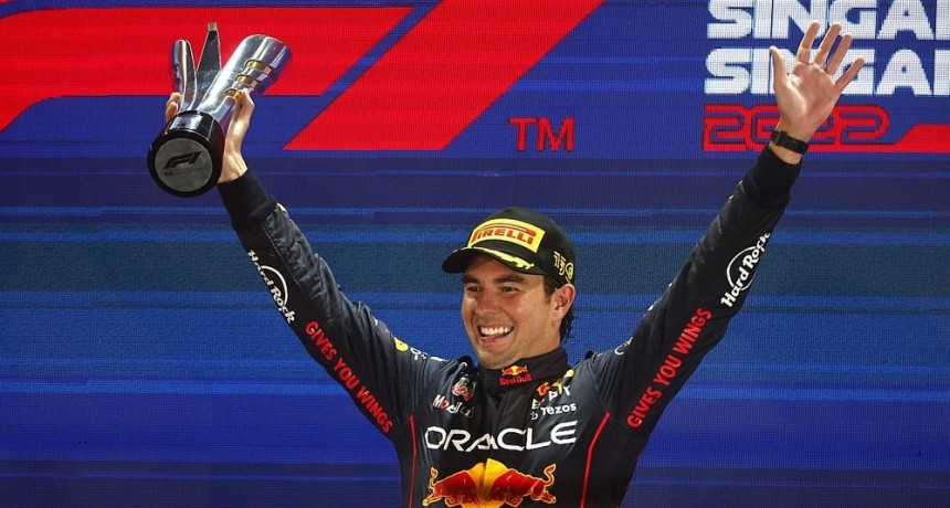 F&oacute;rmula 1: el mexicano "Checo" P&eacute;rez se qued&oacute; con el triunfo en Singapur
