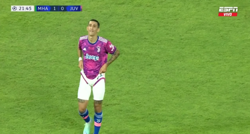 Di Mar&iacute;a sali&oacute; lesionado y suma otro dolor de cabeza a Scaloni