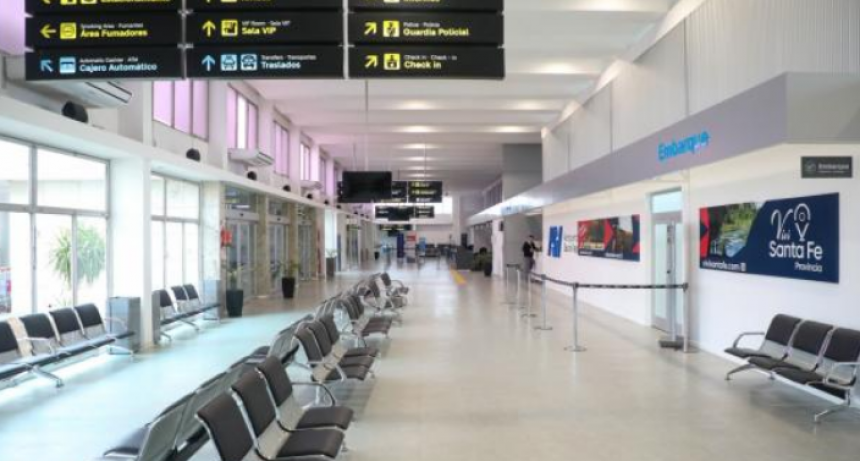 Aeropuerto de Sauce Viejo: Se inauguraron las obras edilicias 