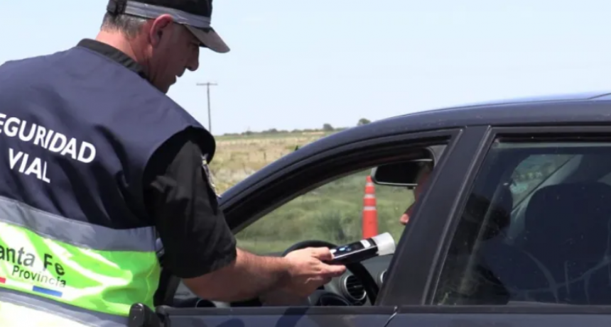 Crecieron un 1.300% los controles de alcoholemia en rutas santafesinas