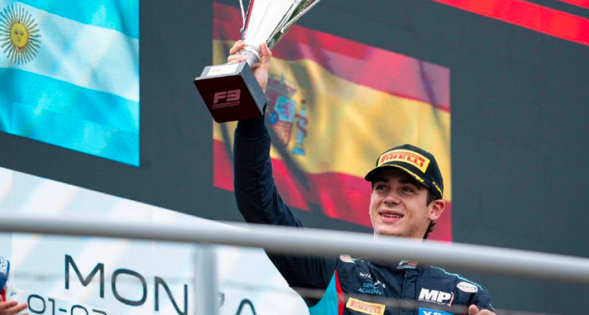 Es oficial: Franco Colapinto correr&aacute; en la F2 la pr&oacute;xima temporada